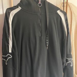 black sweater from pink